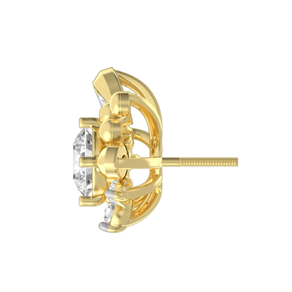 The Aukera Wildflower Serenade Diamond Drop Earrings