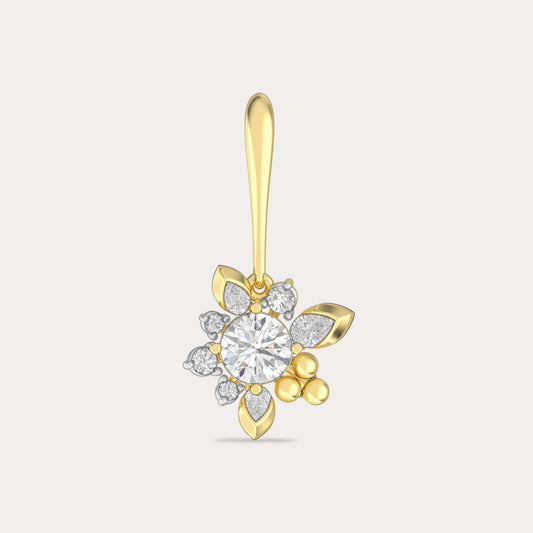 The Aukera Wildflower Serenade Diamond Drop Earrings