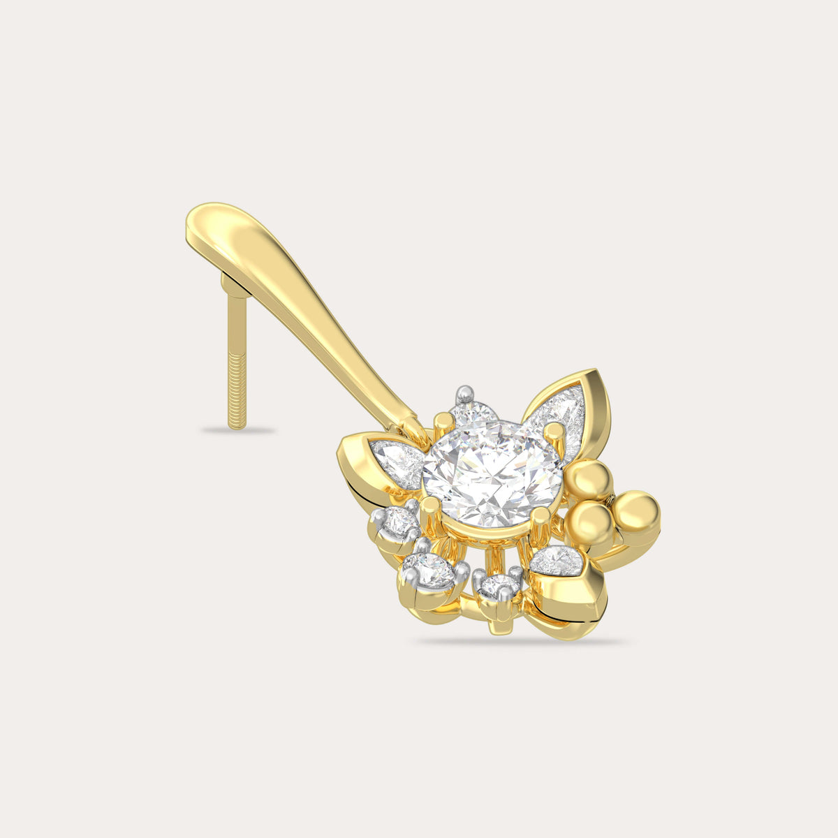 The Aukera Wildflower Serenade Diamond Drop Earrings