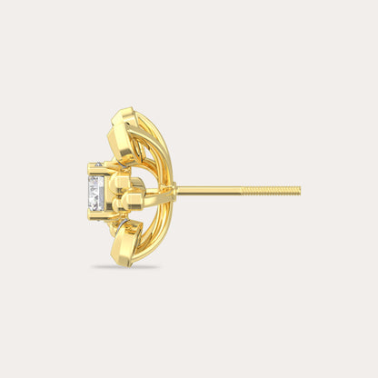 The Aukera Wildflower Felice Nakshatra Diamond Earrings