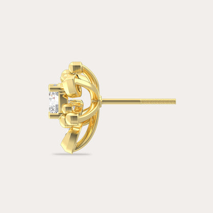 The Aukera Wildflower Felice Nakshatra Diamond Earrings