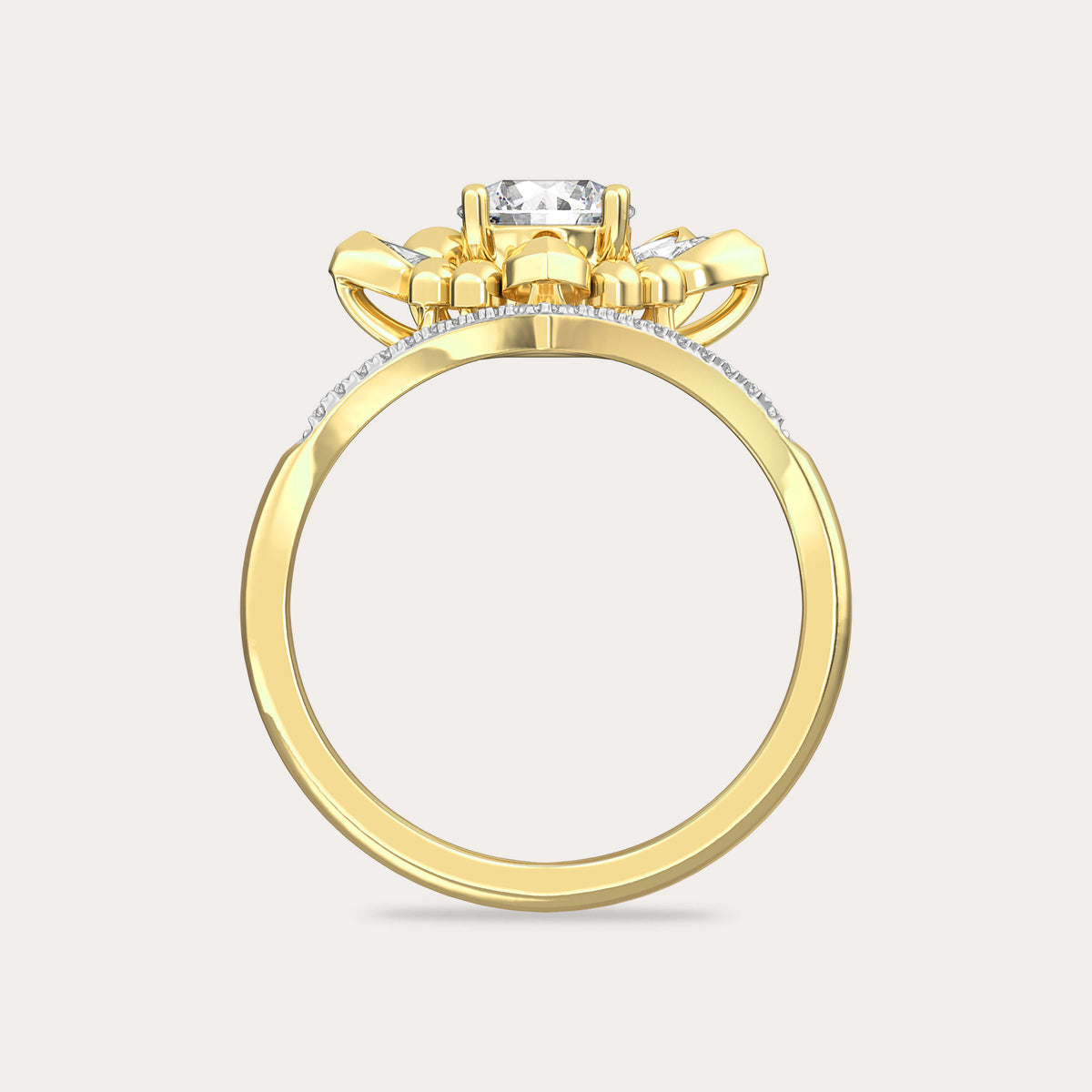 The Aukera Wildflower Amorette Nakshatra Diamond Ring