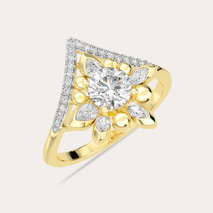 The Aukera Wildflower Amorette Nakshatra Diamond Ring