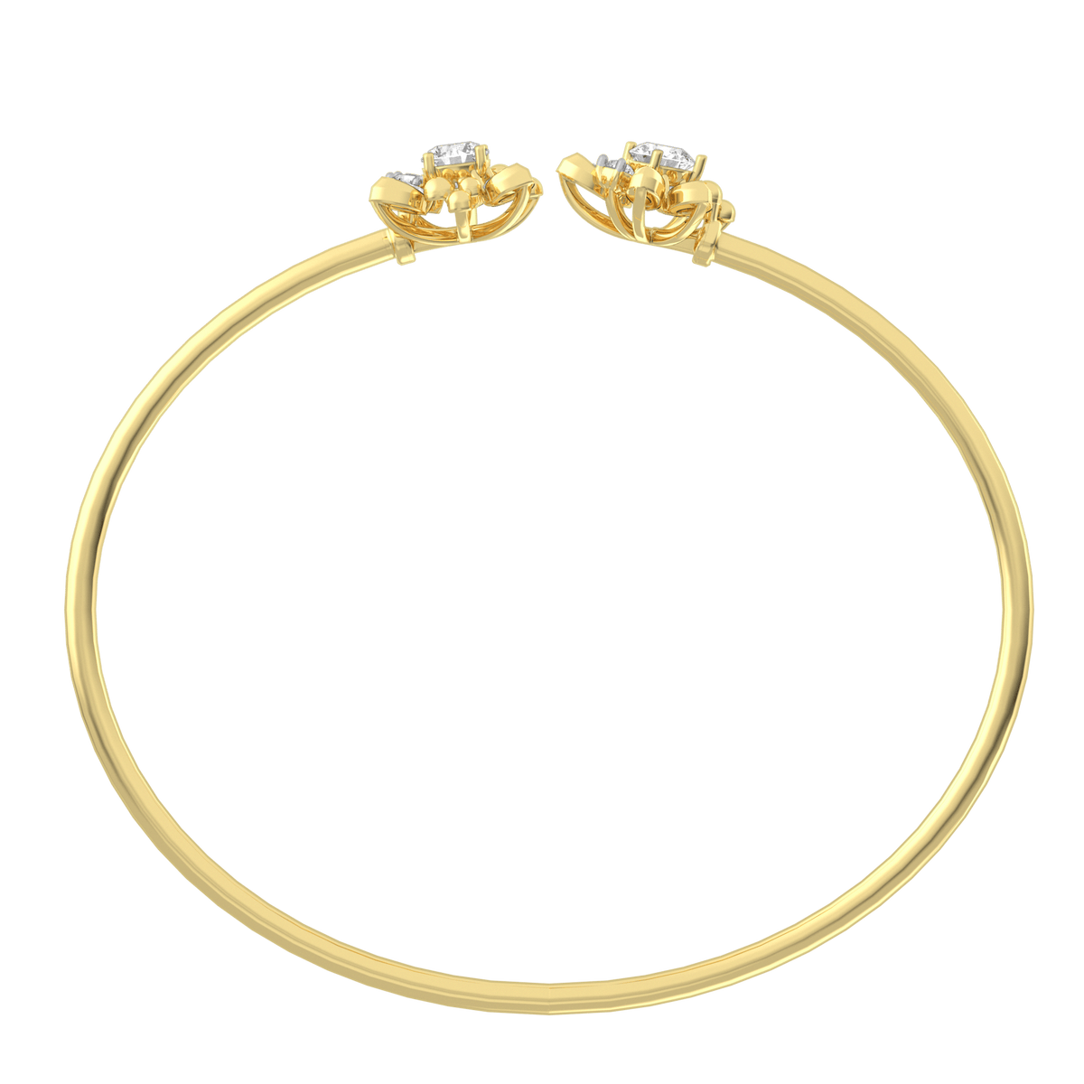 The Aukera Wildflower Symphonie Flexible Diamond Bracelet