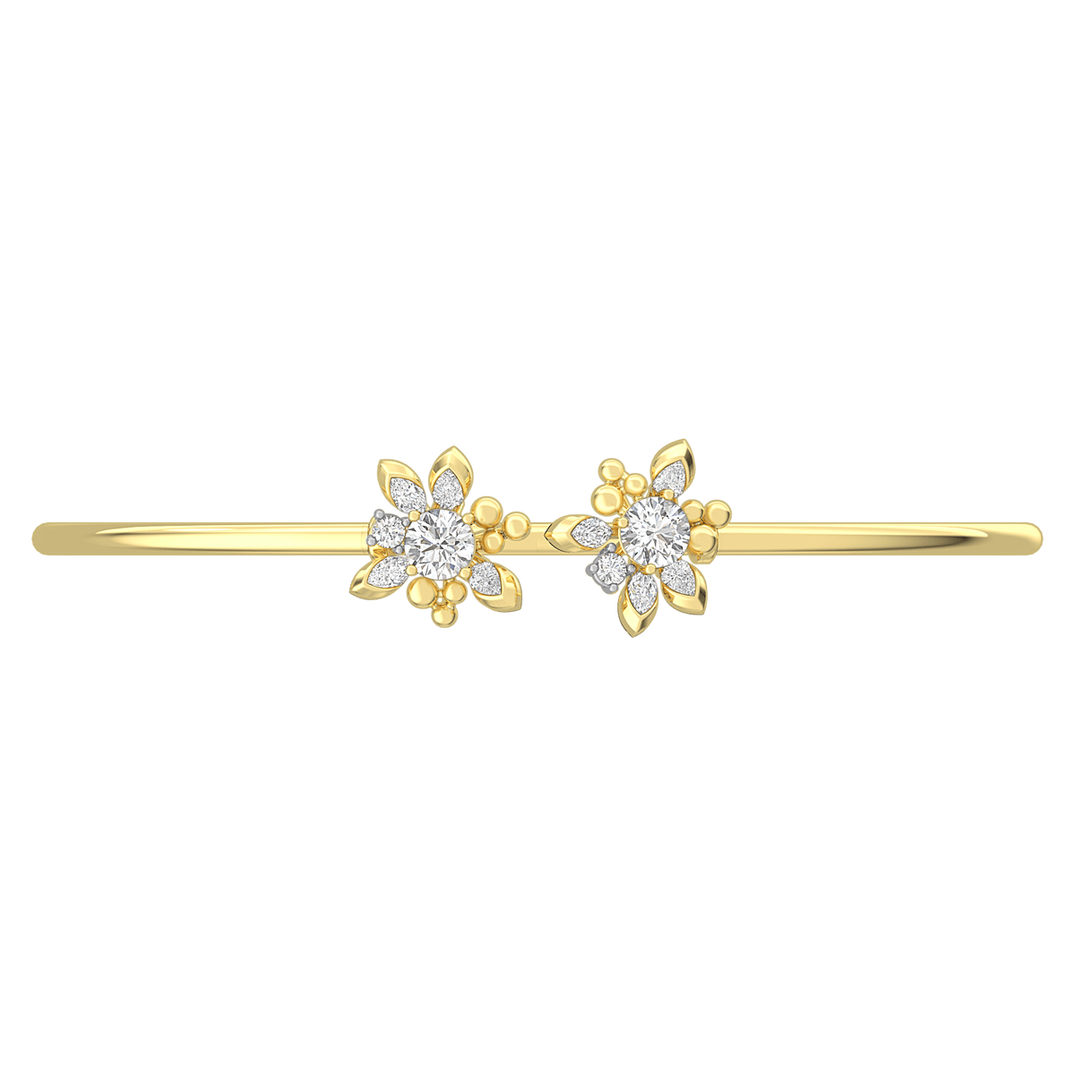 The Aukera Wildflower Symphonie Flexible Diamond Bracelet