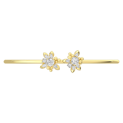 The Aukera Wildflower Symphonie Flexible Diamond Bracelet