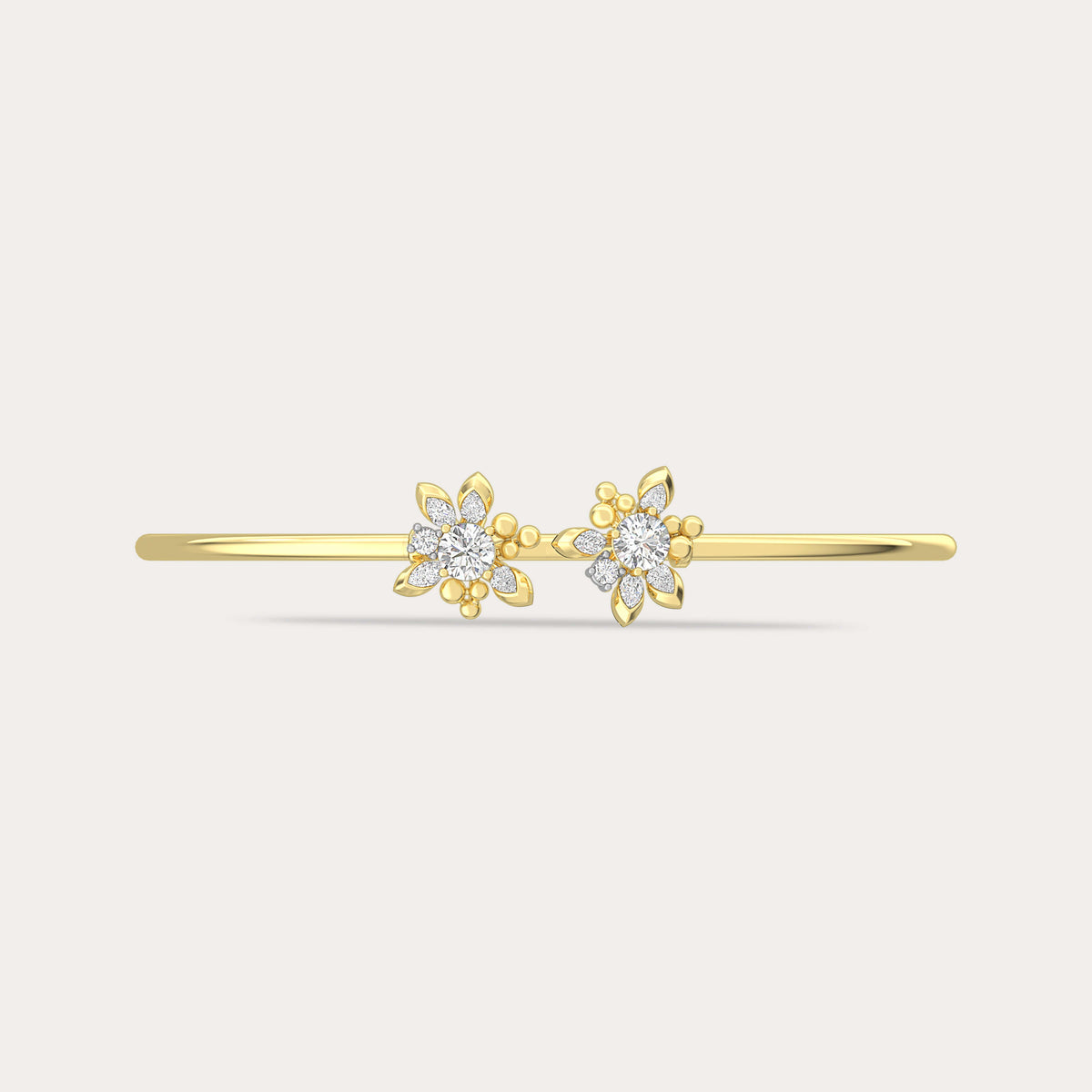The Aukera Wildflower Symphonie Flexible Diamond Bracelet