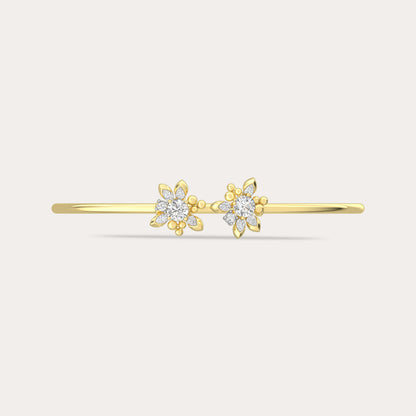 The Aukera Wildflower Symphonie Flexible Diamond Bracelet