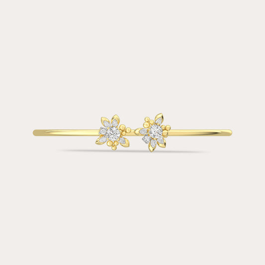 The Aukera Wildflower Symphonie Flexible Diamond Bracelet