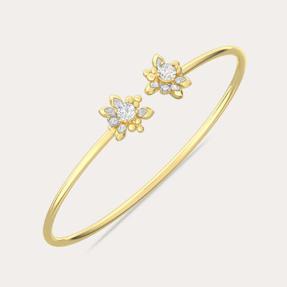 The Aukera Wildflower Symphonie Flexible Diamond Bracelet