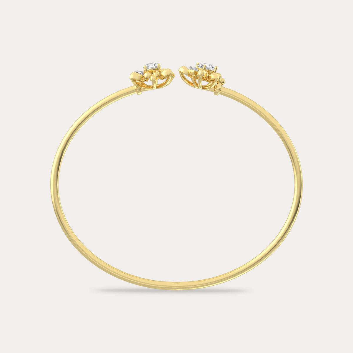 The Aukera Wildflower Symphonie Flexible Diamond Bracelet