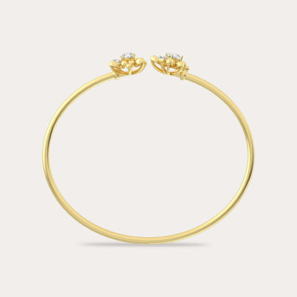 The Aukera Wildflower Symphonie Flexible Diamond Bracelet