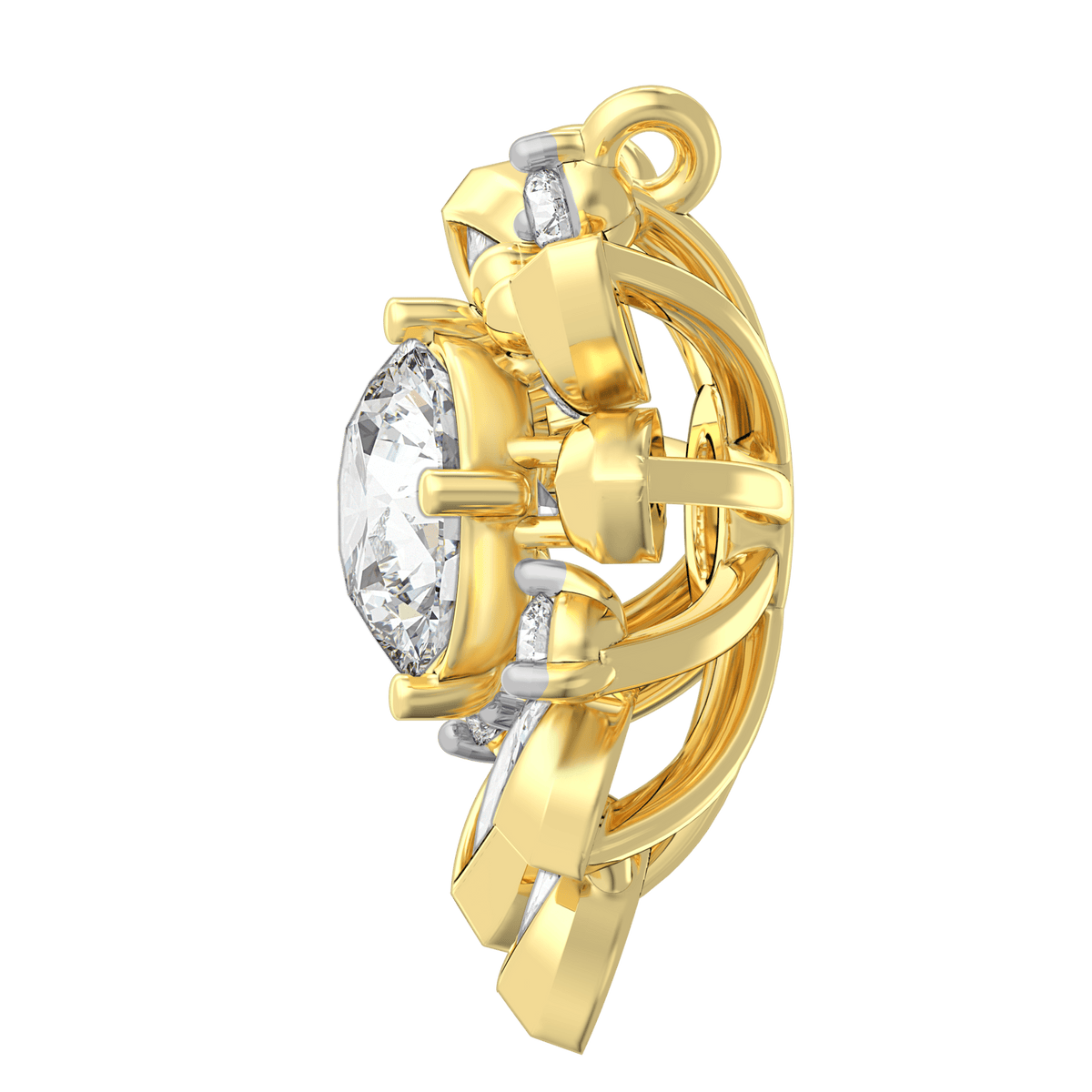 The Aukera Wildflower L'Euphonie Nakshatra Diamond Earrings