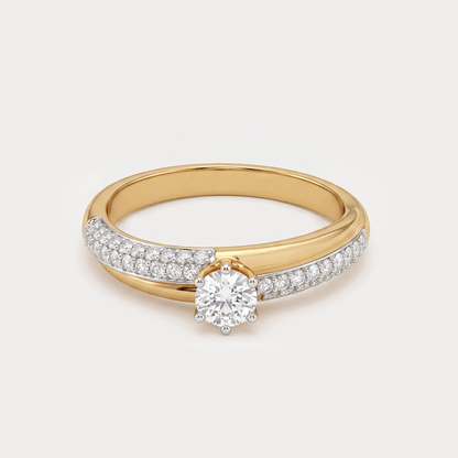 Rugiada Mini-Solitaire Diamond Rings