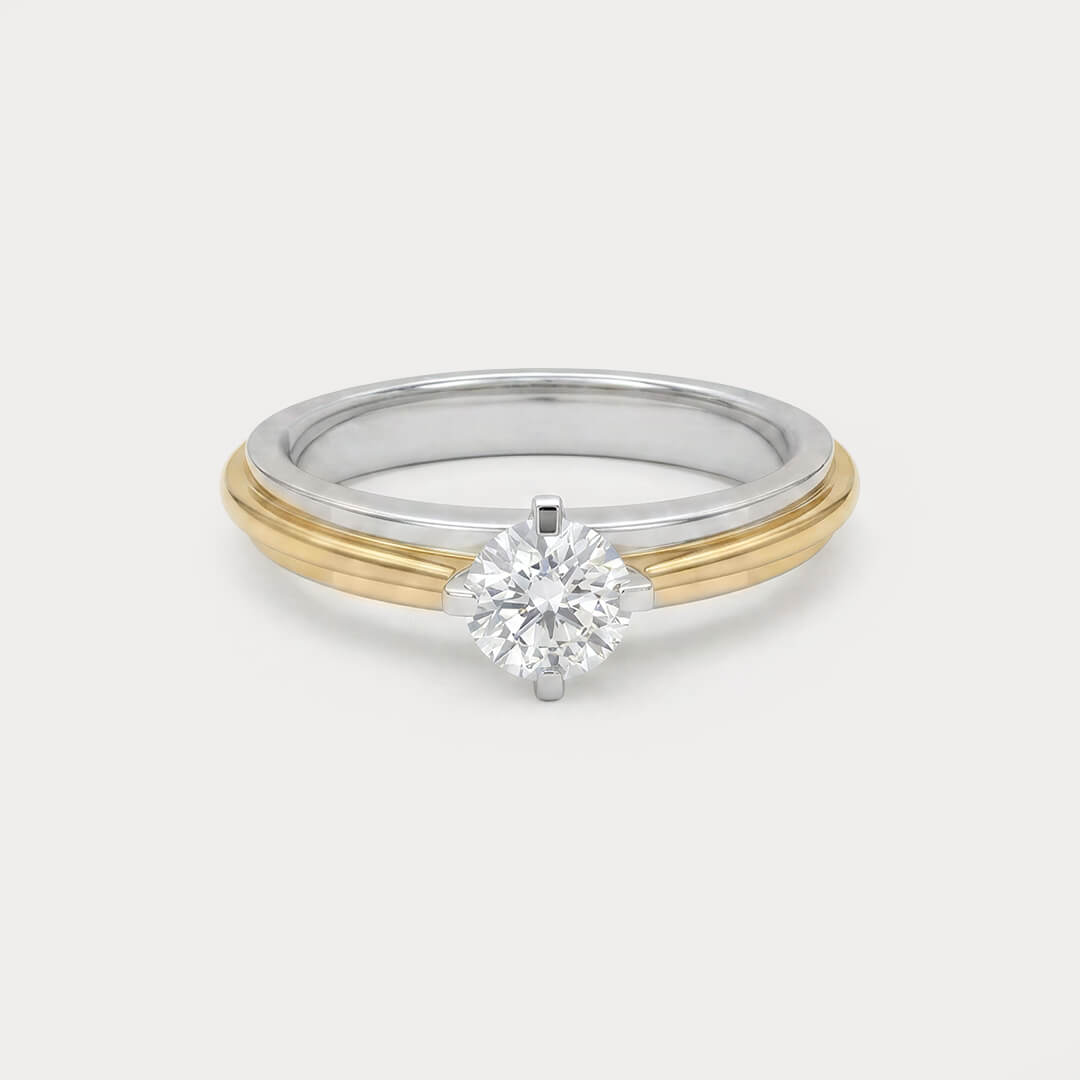 Lumencrest Mini-Solitaire Diamond Ring