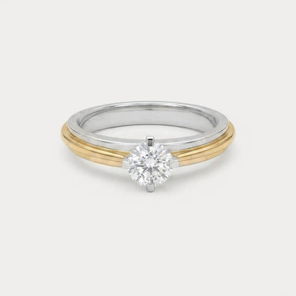 Lumencrest Mini-Solitaire Diamond Ring