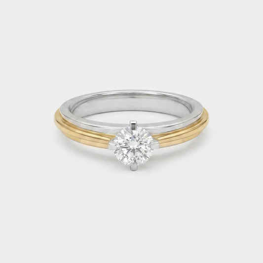 Lumencrest Mini-Solitaire Diamond Ring