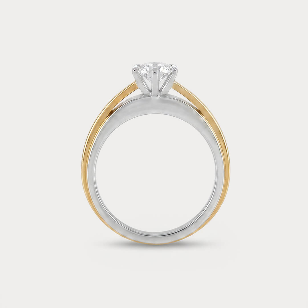 Lumencrest Mini-Solitaire Diamond Ring