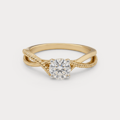 Droplet Diamond Ring
