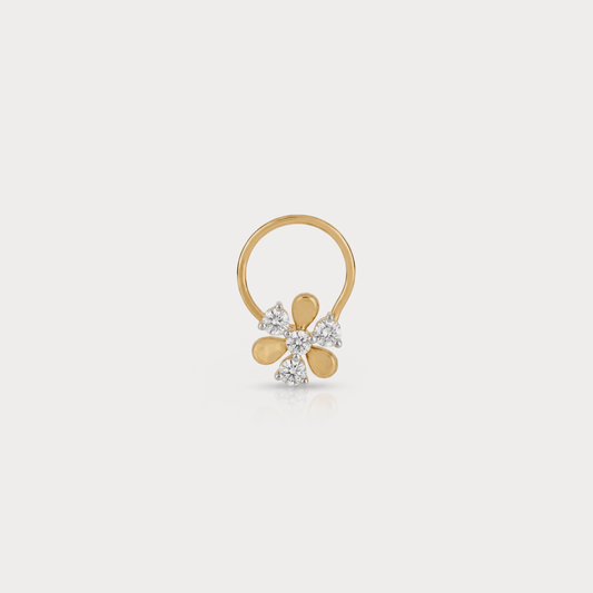 Wisp Diamond Nose Pin