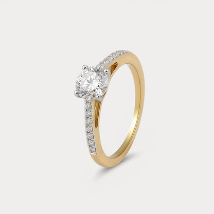 Regency Solitaire Diamond Ring