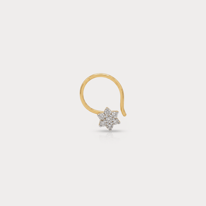 Filament Diamond Nose Pin
