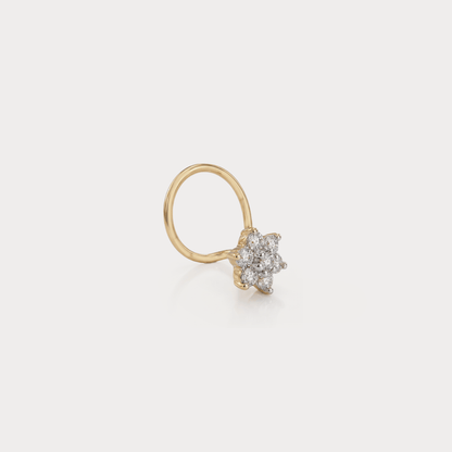 Filament Diamond Nose Pin