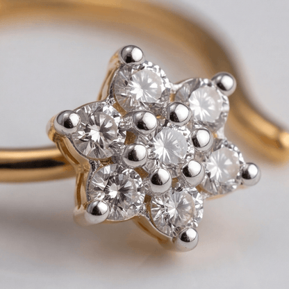 Filament Diamond Nose Pin