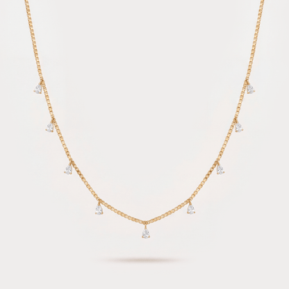 Lumineuse Station Diamond Necklace
