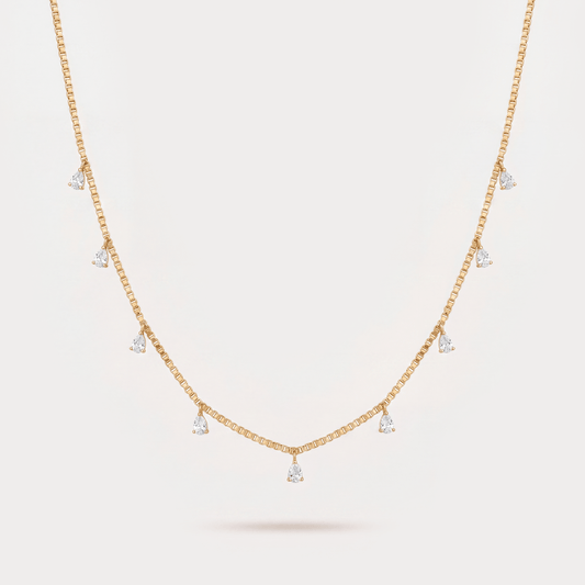 Lumineuse Station Diamond Necklace