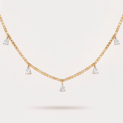 Lumineuse Station Diamond Necklace