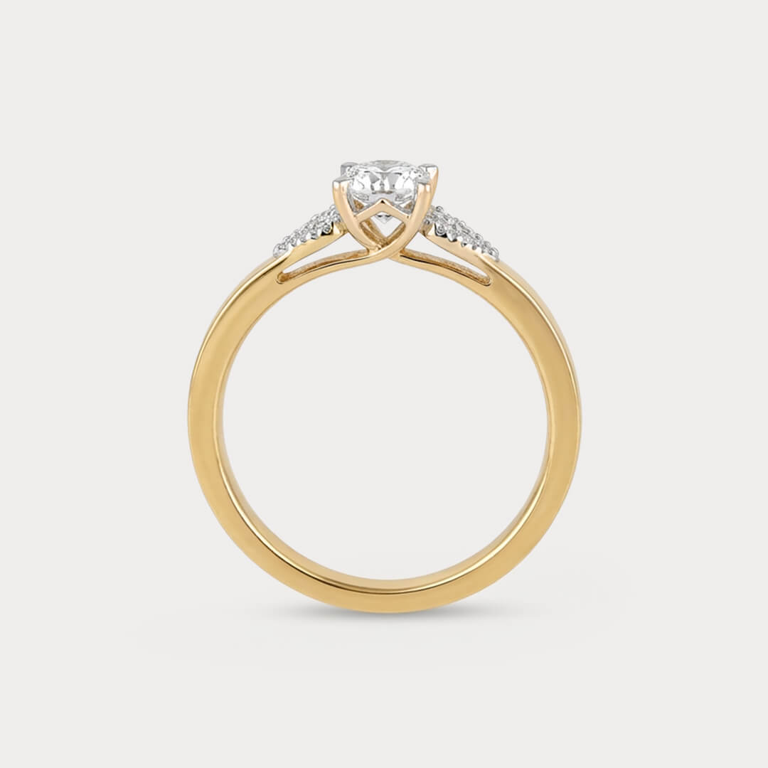 Glowmere Mini-Solitaire Diamond Ring