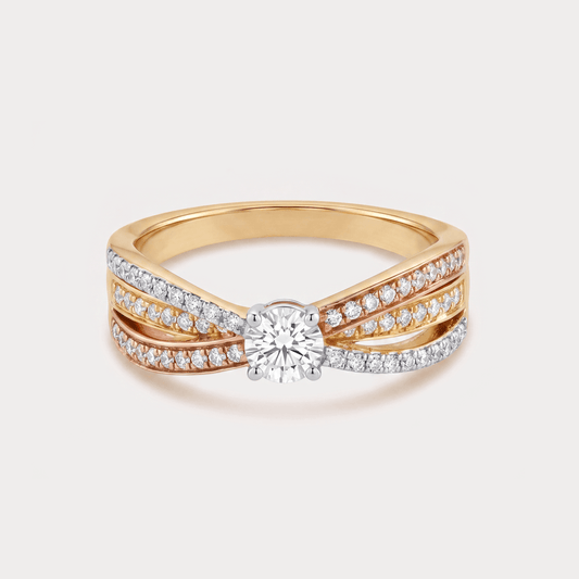 First Bloom Mini-Solitaire Diamond Rings