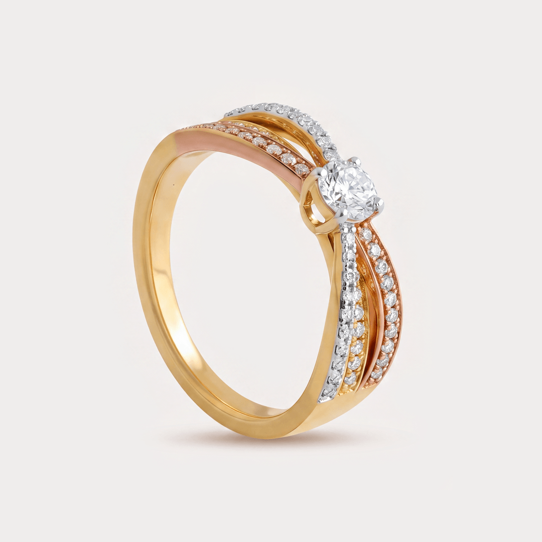 First Bloom Mini-Solitaire Diamond Rings
