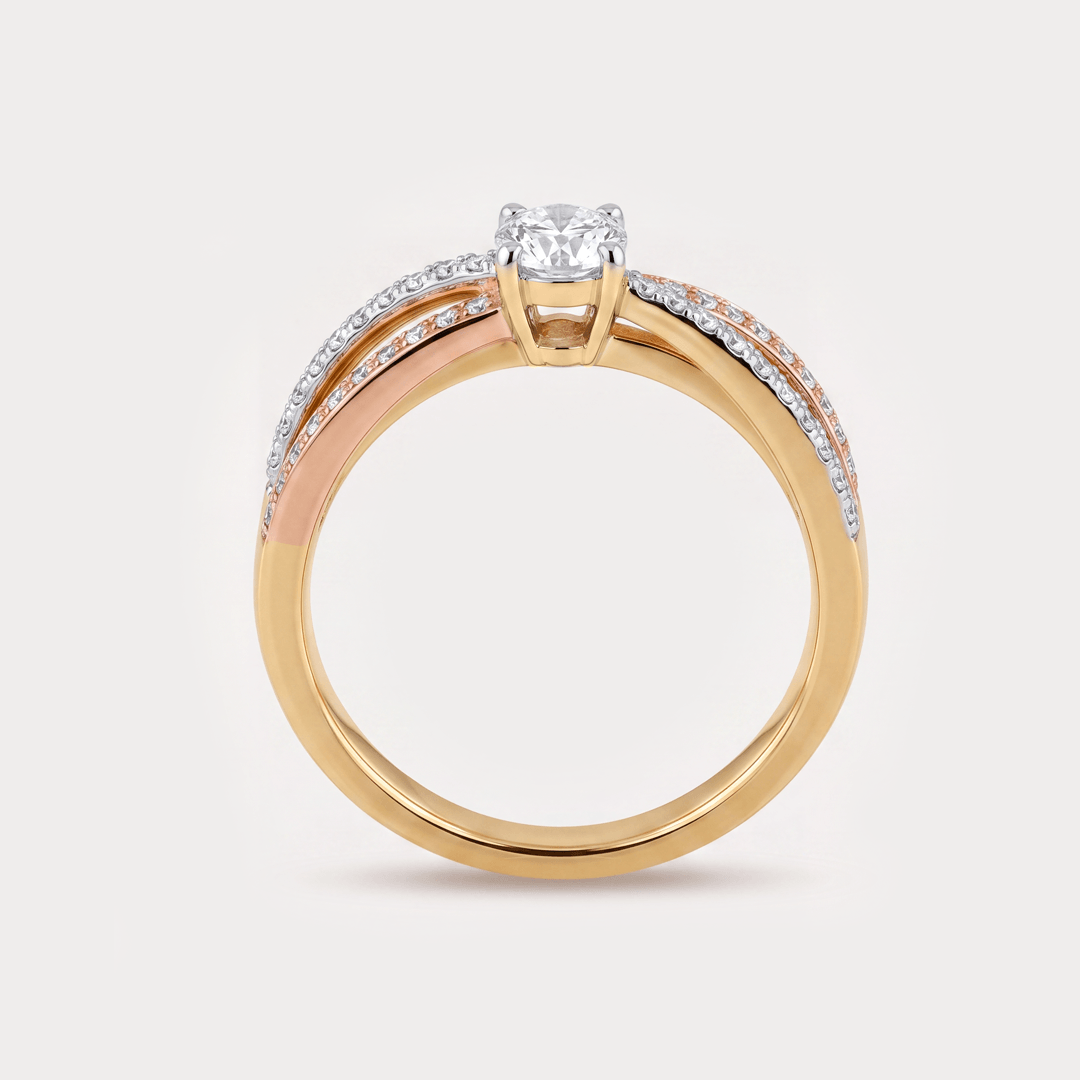 First Bloom Mini-Solitaire Diamond Rings