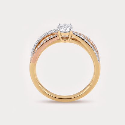 First Bloom Mini-Solitaire Diamond Rings