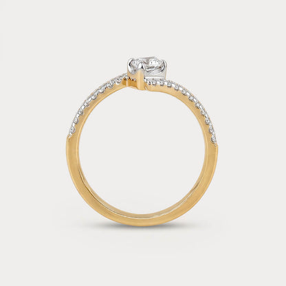 Featherfall Diamond Ring