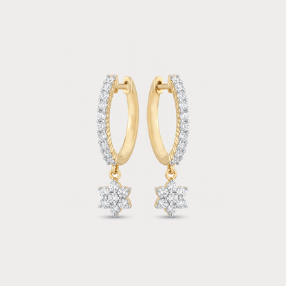 Velvet Fall Diamond Drop Earrings
