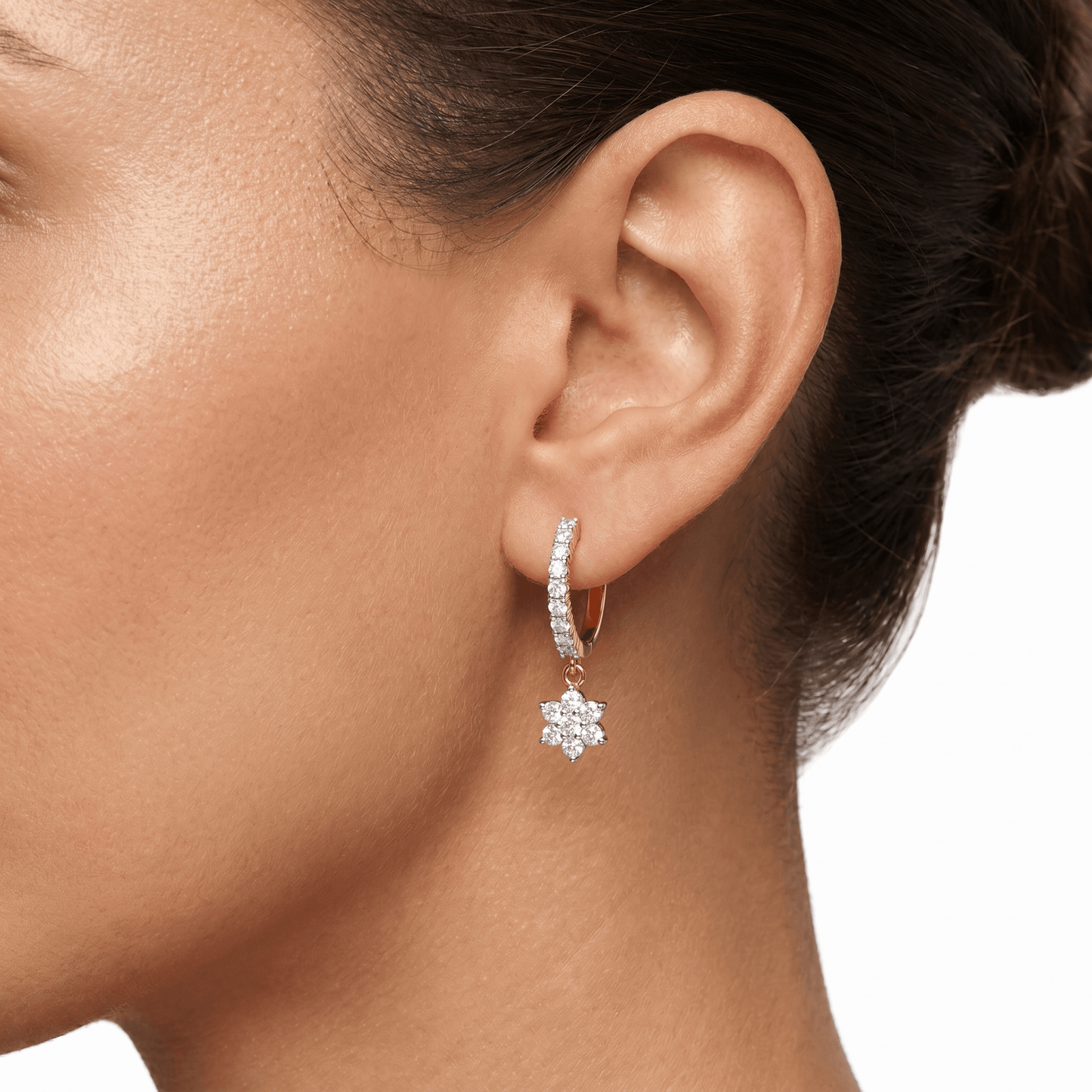 Velvet Fall Diamond Drop Earrings