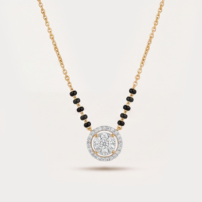 Halo Bloom Diamond Mangalsutra
