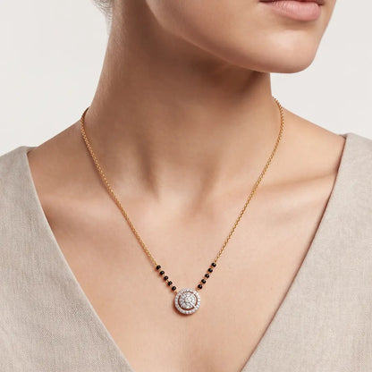 Halo Bloom Diamond Mangalsutra