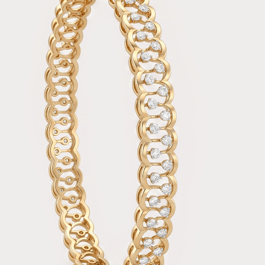 Lucenta Diamond Bangle