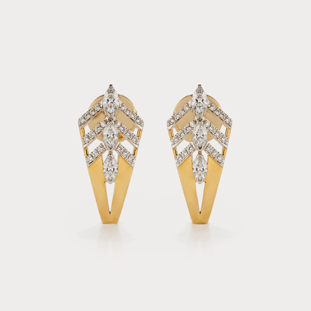 Coil Diamond EarRing