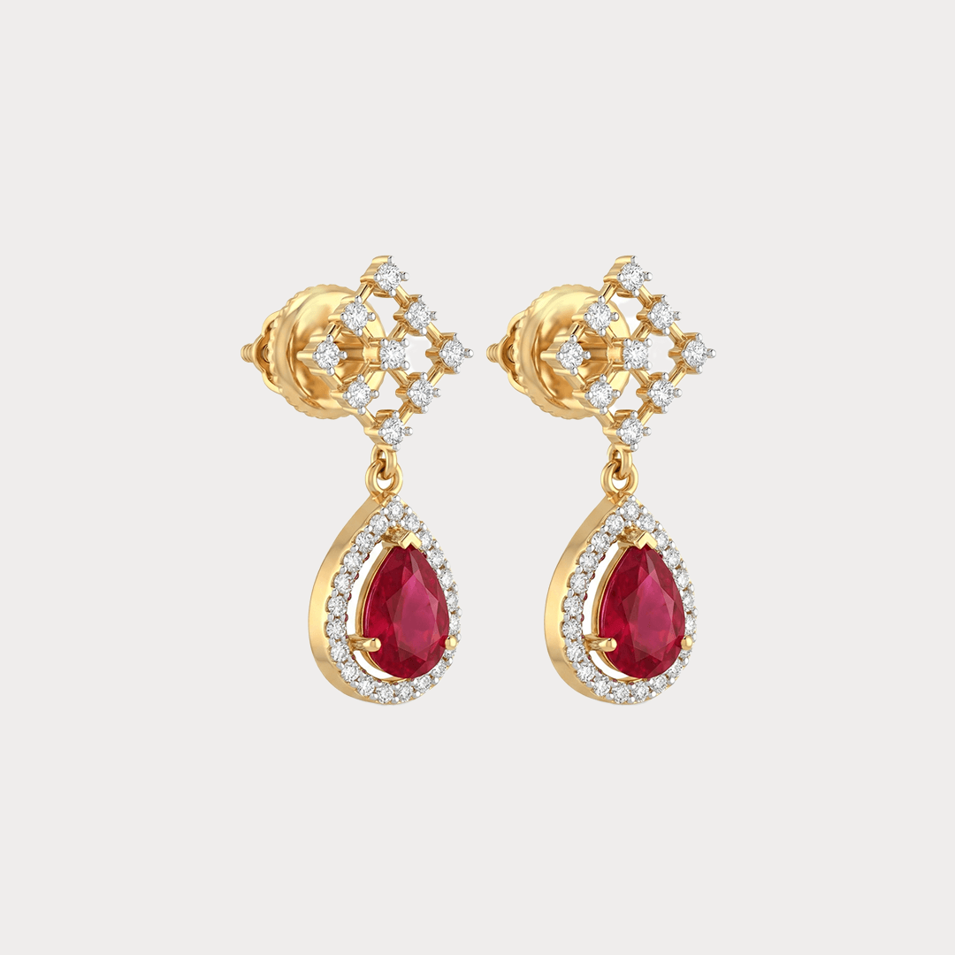 Crystal Bloom Diamond EarRing