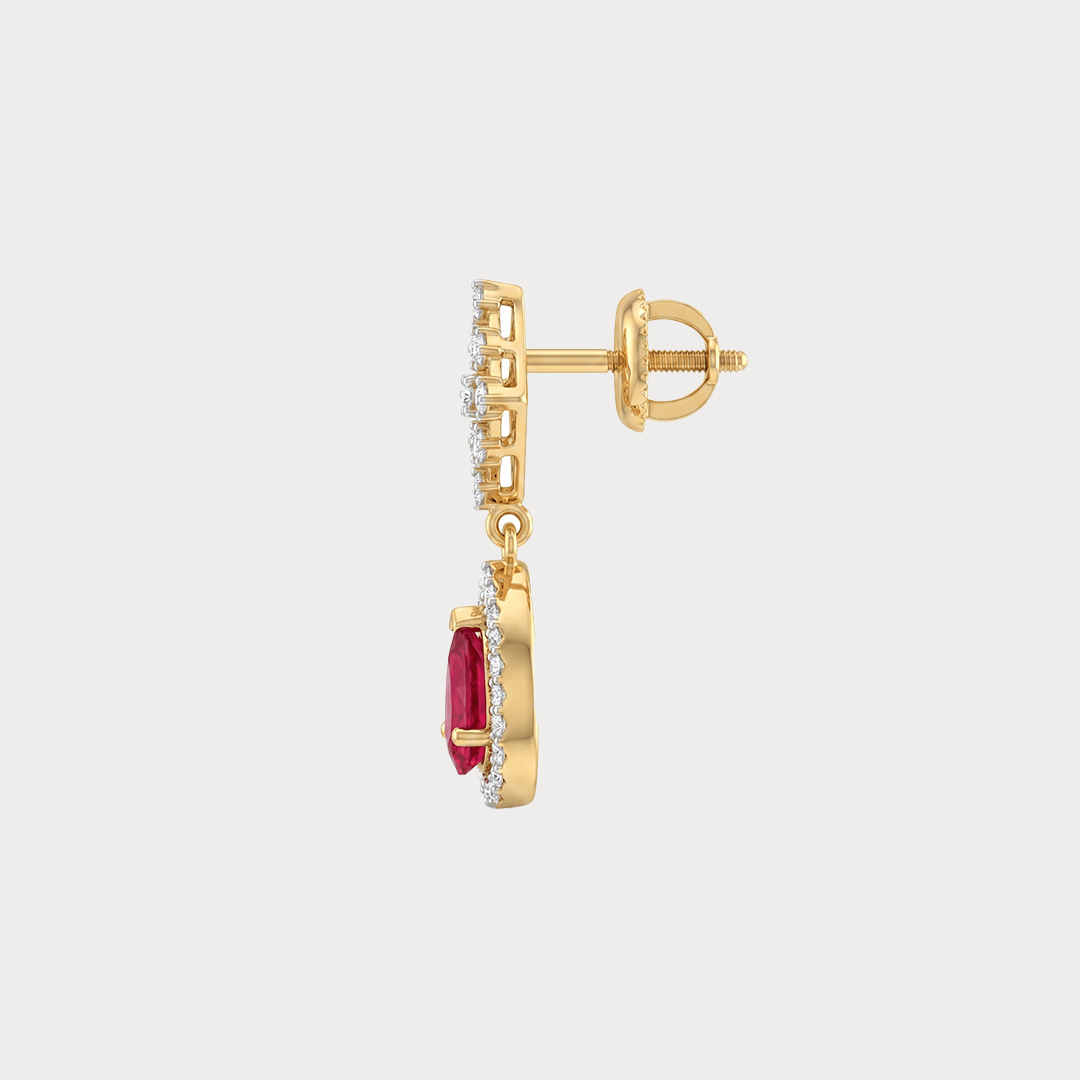 Crystal Bloom Diamond EarRing