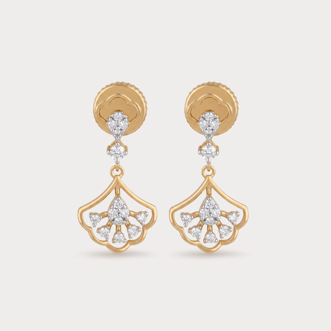 Windsworn Diamond Drop Earrings