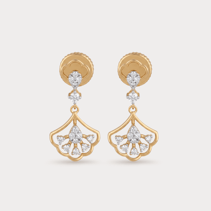 Windsworn Diamond Drop Earrings