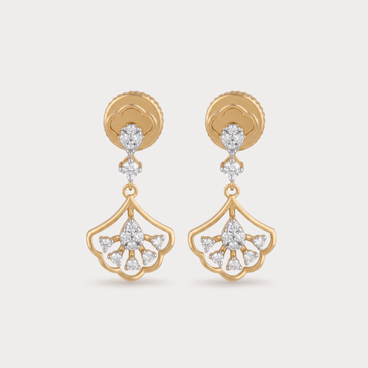 Windsworn Diamond Drop Earrings