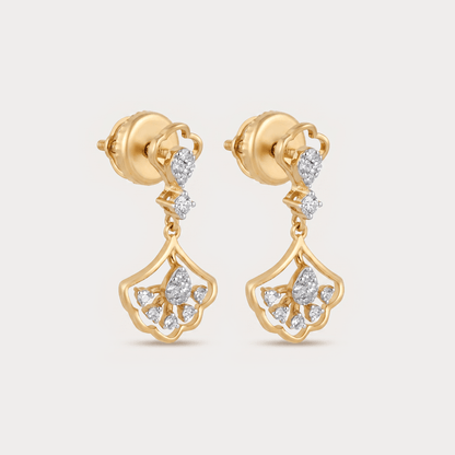 Windsworn Diamond Drop Earrings