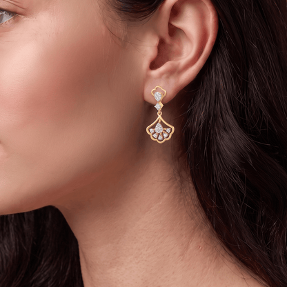 Windsworn Diamond Drop Earrings